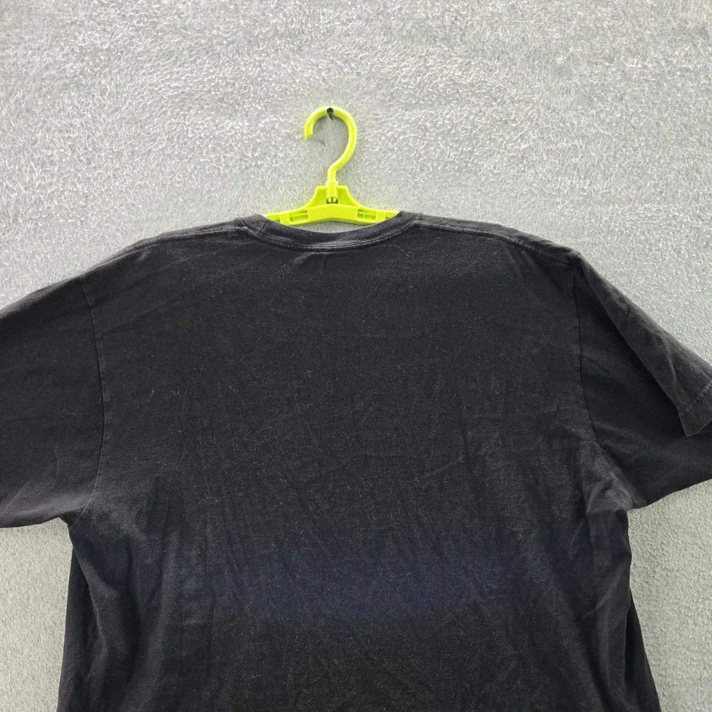 Wu-Tang Men Shirt XL Black Graphic Print Hip Hop Band‎ Tee Logo Short